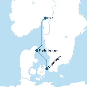  Dfds Ferry - To Oslo, Kopenhaga